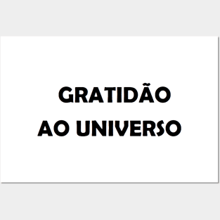 Gratidão ao Universo Posters and Art